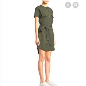 Theory belted green cargo dress - sold out online